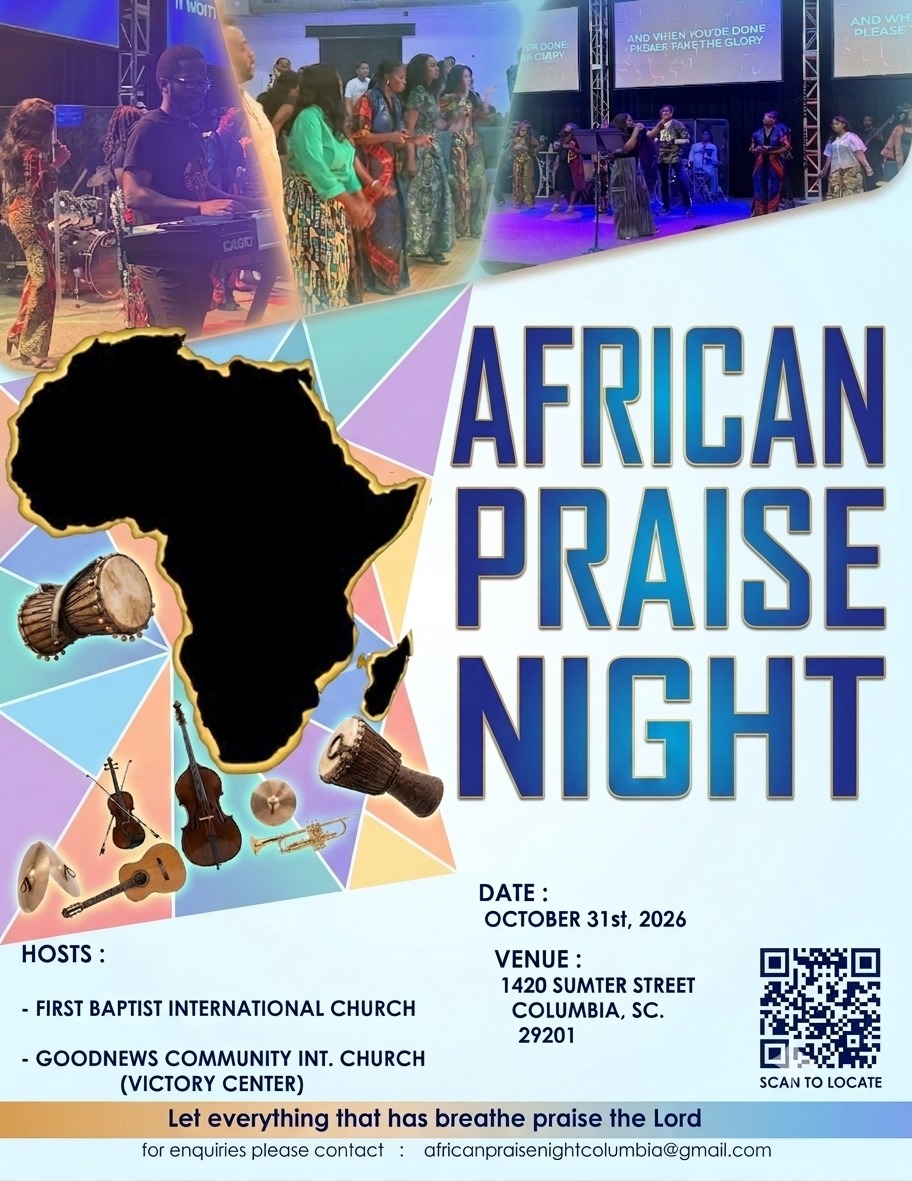 African Praise Night poster